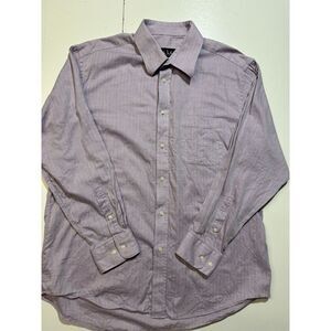 Nicole Miller Men's Long-Sleeve Dress‎ Shirt Size Large 16 1/2 Purple